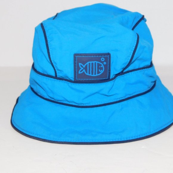 Calikids Boys Blue UV Bucket Hat XS 0-6 Months - Picture 4 of 7